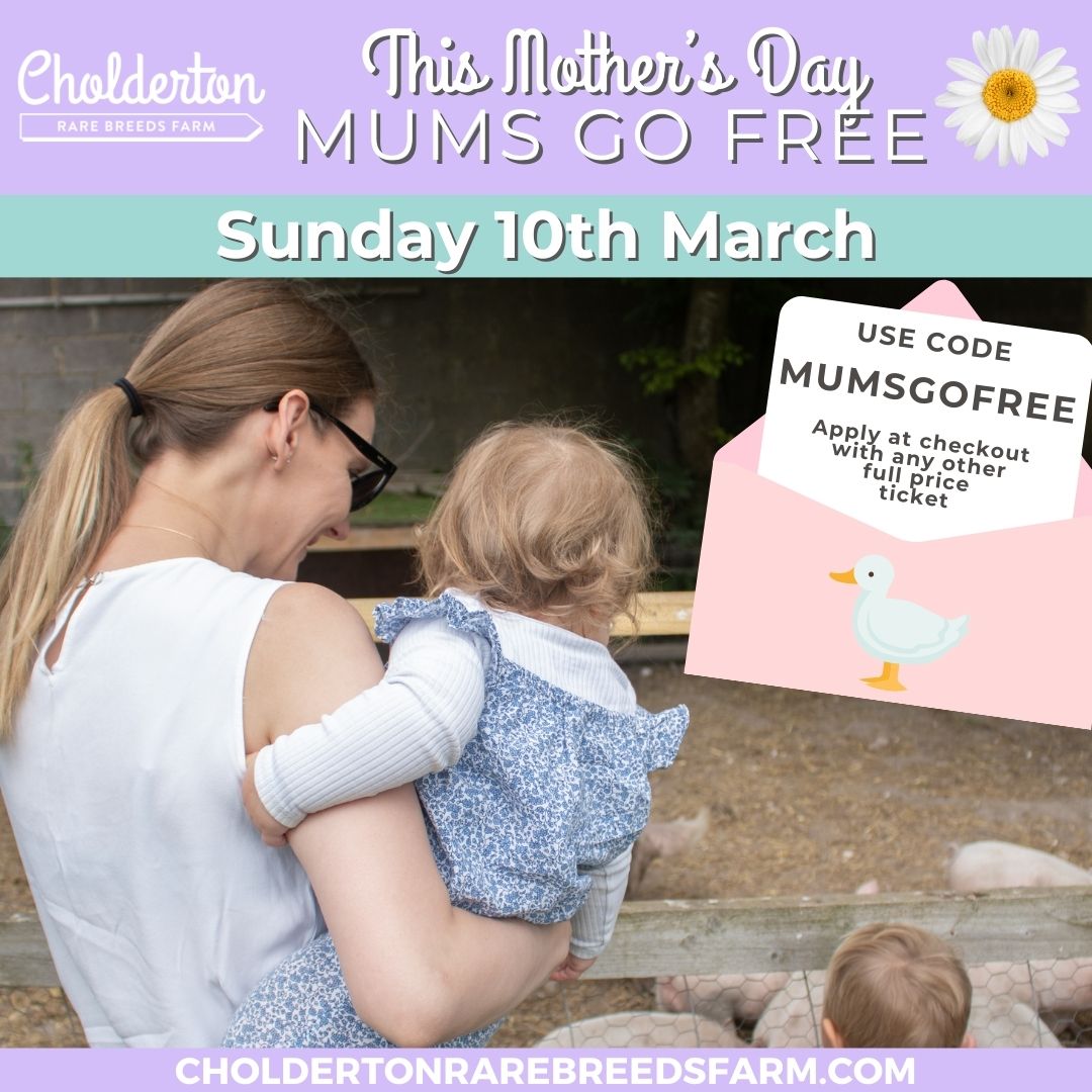 Mum's go FREE on Mother's Day