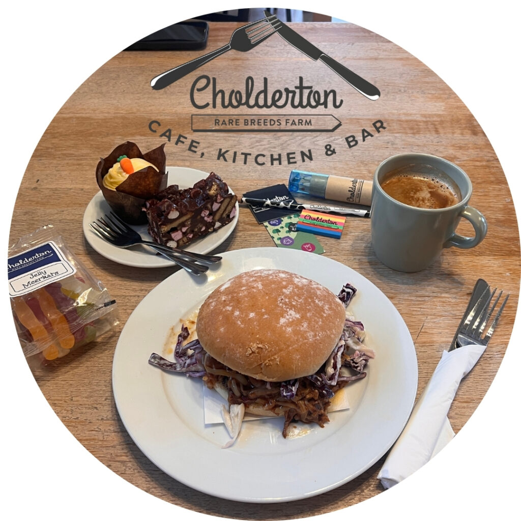 Cholderton Rare Breeds Farm Cafe, Restaurant and bar. Fresh food and drinks