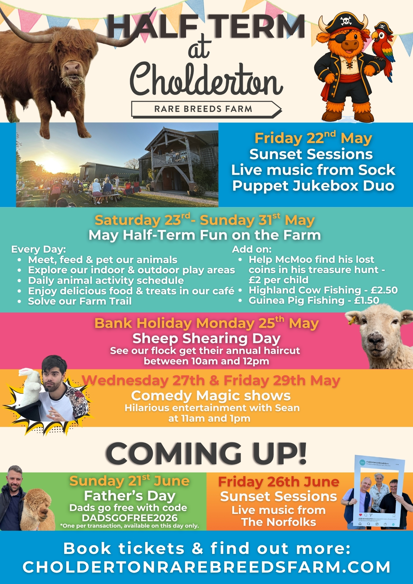 What's on this half-term at Cholderton Rare Breeds Farm
